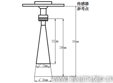 高頻脈沖雷達液位計安裝圖