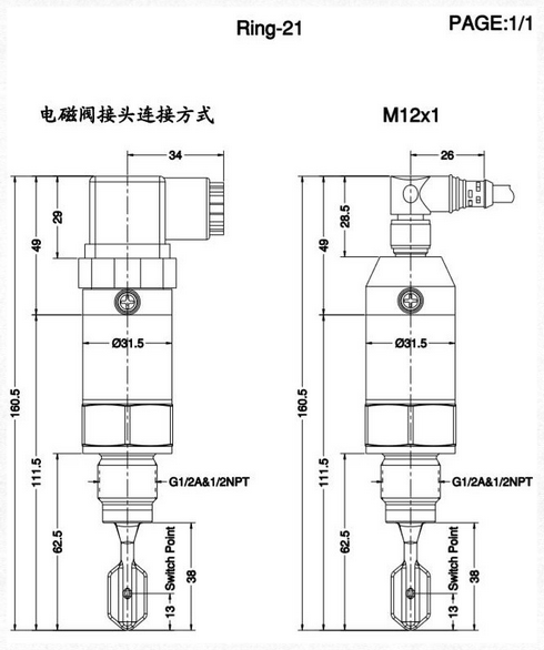 高溫緊湊型音叉液位開關的特點和應用